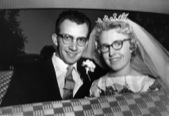 Aase & Horace Bauer - Wedding - 1960