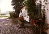 Asta with Flowers in Front of the House - 1979
