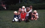 1969 - Grandchildren with Onkel Verner Christensen