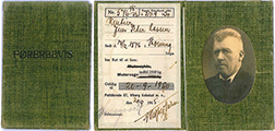 Jens Peder Lassen's Driver's License