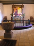 Thorning Church - Altar & Baptismal Font